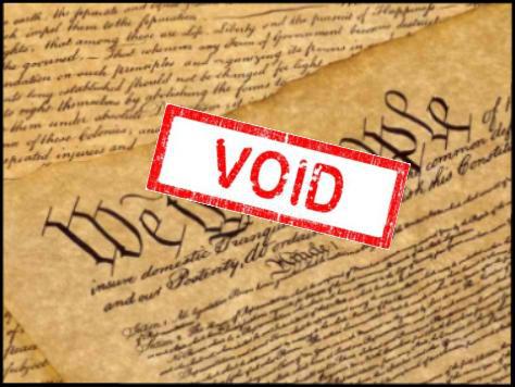 CONSTITUTION - void